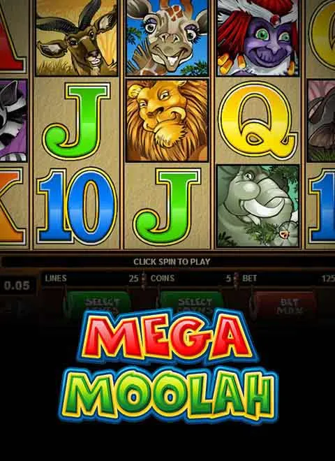 Mega Moolah progressive jackpot slot at Villento Casino